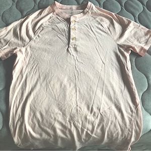 Mens Goodfellow Henley short sleeve shirt